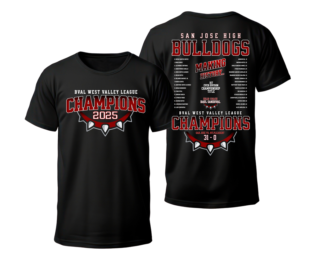 SJ BULLDOGS: 2025 CHAMPIONSHIP