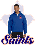 ST SAINTS : UNISEX HALF ZIP PULL OVER